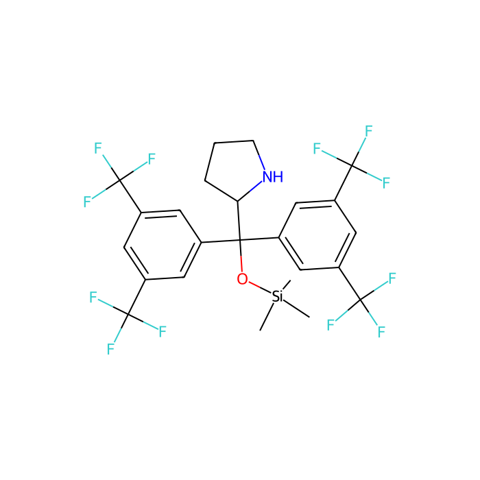 (R)-α,α-Bis[3,5-bis(trifluoromethyl)phenyl]-2-pyrrolidinemethanol trimethylsilyl ether - ≥95% CAS No(908303-26-4) by Aladdin Scientific