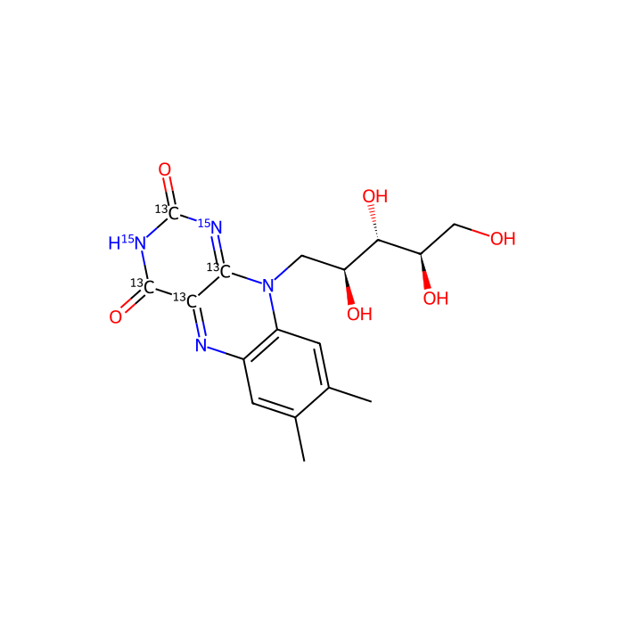 Riboflavin-(dioxopyrimidine-¹³C₄,¹⁵N₂) - ≥98 atom%,≥97% CAS No(1217461-14-7) by Aladdin Scientific