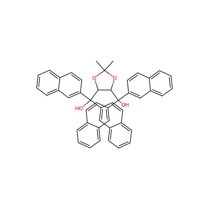 (4R,5R)-2,2-Dimethyl-α,α,α′,α′-tetra(2-naphthyl)dioxolane-4,5-dimethanol - ≥99%(HPLC), sum of enantiomers CAS No(137365-09-4) by Aladdin Scientific