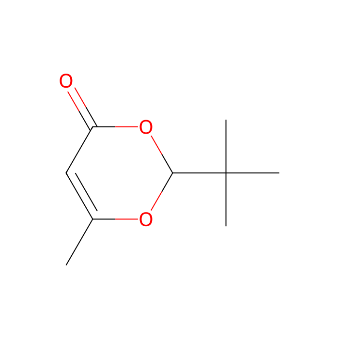 (R)-2-tert-Butyl-6-methyl-1,3-dioxin-4-one - puriss., ≥99%(HPLC), sum of enantiomers CAS No(107289-20-3) by Aladdin Scientific