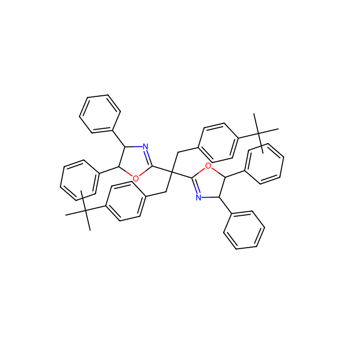 (4R,4'R,5S,5'S)-2,2'-(1,3-Bis(4-(tert-butyl)phenyl)propane-2,2-diyl)bis(4,5-diphenyl-4,5-dihydrooxazole) - ≥97%,≥99%(ee) CAS No(1908437-58-0) by Aladdin Scientific