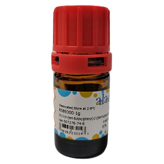(R)-3-(4-(tert-Butoxy)phenyl)-2-((tert-butoxycarbonyl)amino)propanoic acid - ≥97% CAS No(507276-74-6) by Aladdin Scientific