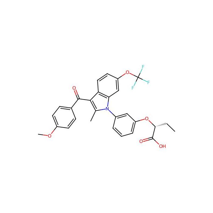 (R)-2-(3-(3-(4-methoxybenzoyl)-2-methyl-6-(trifluoromethoxy)-1H-indol-1-yl)phenoxy)butanoic acid -  CAS No(668455-28-5) by Aladdin Scientific