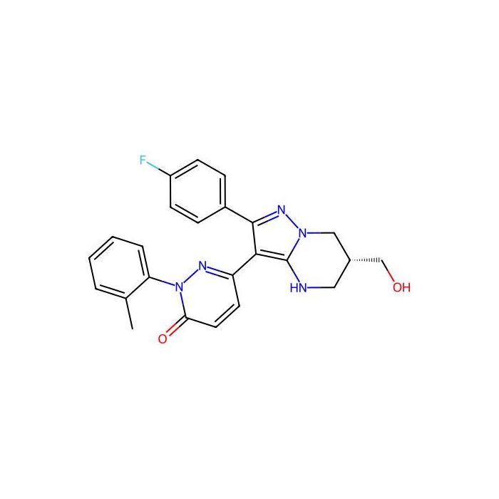 (R)-6-(2-(4-Fluorophenyl)-6-(hydroxymethyl)-4,5,6,7-tetrahydropyrazolo[1,5-a]pyrimidin-3-yl)-2-(o-tolyl)pyridazin-3(2H)-one -  CAS No(928344-12-1) by Aladdin Scientific