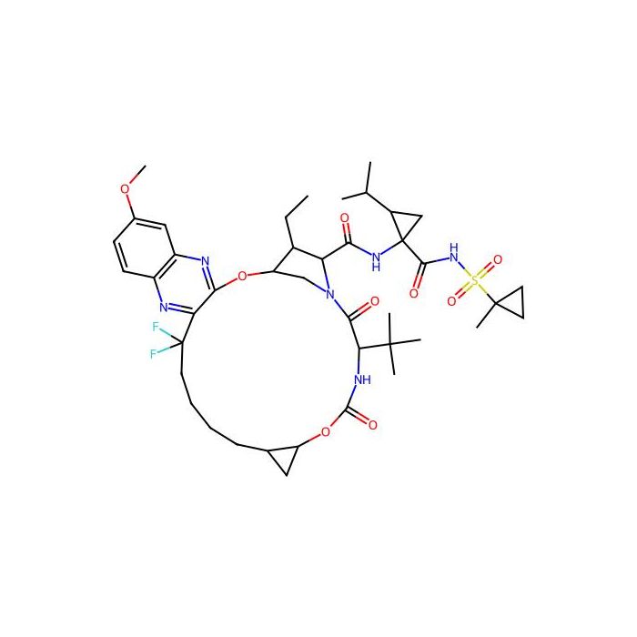 (1R,18R,20R,24S,27S,28S)-24-tert-butyl-28-ethyl-13,13-difluoro-7-methoxy-N-[(1R,2S)-1-[(1-methylcyclopropyl)sulfonylcarbamoyl]-2-propan-2-ylcyclopropyl]-22,25-dioxo-2,21-dioxa-4,11,23,26-tetrazapentacyclo[24.2.1.03,12.05,10.018,20]nonacosa-3,5(10),6,8,11-