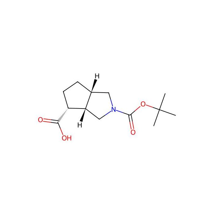rel-(3aS,4R,6aS)-2-tert-butoxycarbonyl-3,3a,4,5,6,6a-hexahydro-1H-cyclopenta[c]pyrrole-4-carboxylic acid - ≥97% CAS No(1251020-10-6) by Aladdin Scientific