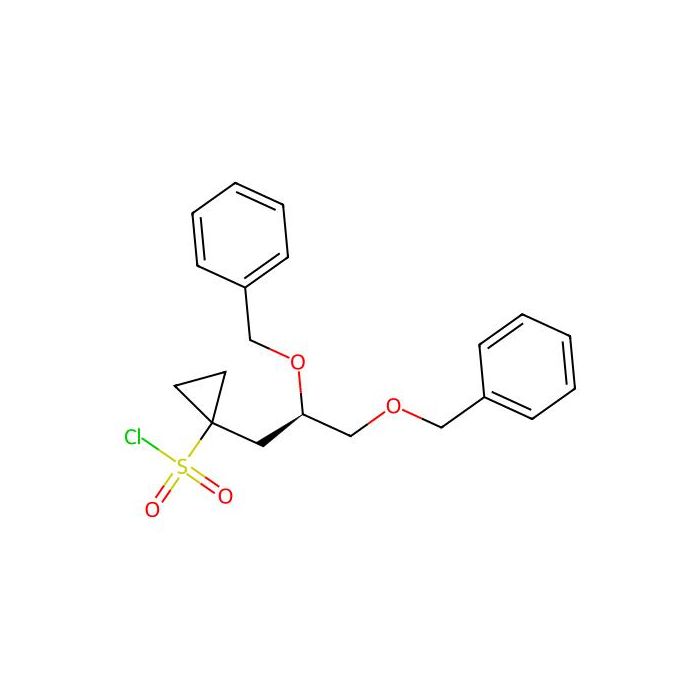 (R)-1-(2,3-bis(benzyloxy)propyl)cyclopropane-1-sulfonyl chloride - ≥95% CAS No(1258884-18-2) by Aladdin Scientific