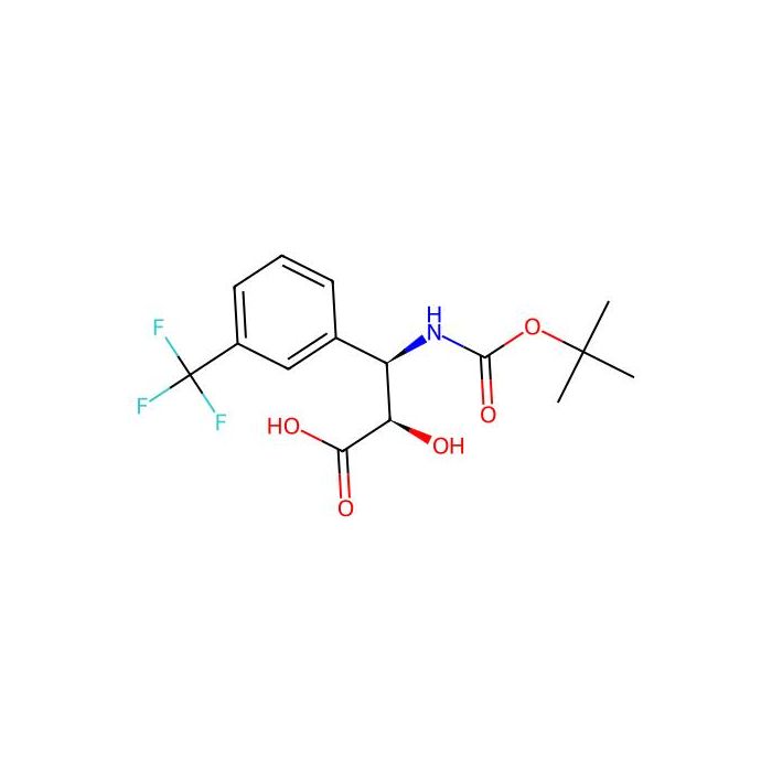 (2R,3R)-3-((tert-Butoxycarbonyl)amino)-2-hydroxy-3-(3-(trifluoromethyl)phenyl)propanoic acid - ≥95% CAS No(1217758-46-7) by Aladdin Scientific
