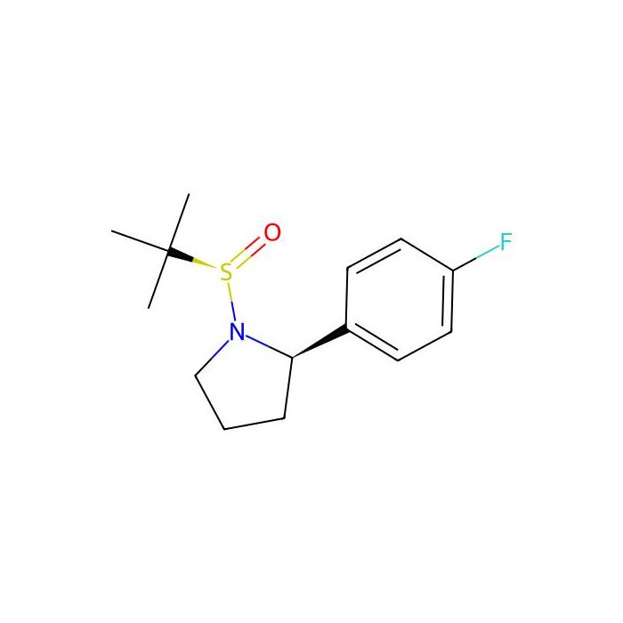 (R)-1-((R)-tert-butylsulfinyl)-2-(4-fluorophenyl)pyrrolidine -  CAS No(1218989-47-9) by Aladdin Scientific