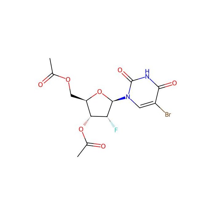 ((2R,3R,4R,5R)-3-acetoxy-5-(5-bromo-2,4-dioxo-3,4-dihydropyrimidin-1(2H)-yl)-4-fluorotetrahydrofuran-2-yl)methyl acetate - ≥95% CAS No(1188522-91-9) by Aladdin Scientific
