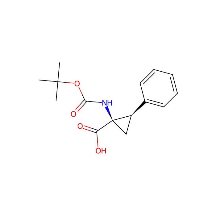 (1R,2R)-N-Boc-1-amino-2-phenylcyclopropanecarboxylic acid - ≥98% CAS No(180322-86-5) by Aladdin Scientific