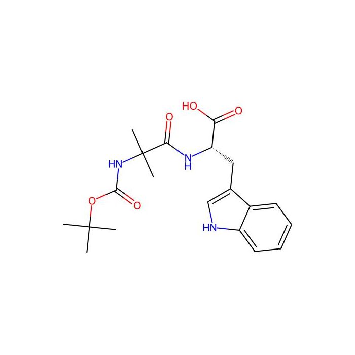 (R)-Methyl 2-(2-((tert-butoxycarbonyl)amino)-2-methylpropanamido)-3-(1H-indol-3-YL)propanoate - ≥98% CAS No(210481-85-9) by Aladdin Scientific
