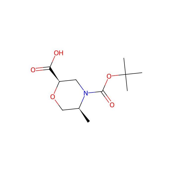 (2R,5S)-4-[(tert-butoxy)carbonyl]-5-methylmorpholine-2-carboxylic acid - ≥97% CAS No(1439319-94-4) by Aladdin Scientific