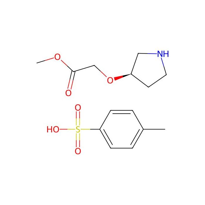 (R)-Methyl 2-(pyrrolidin-3-yloxy)acetate 4-methylbenzenesulfonate - ≥95% CAS No(1965314-51-5) by Aladdin Scientific