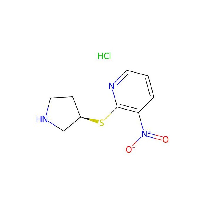 (R)-3-Nitro-2-(pyrrolidin-3-ylthio)pyridine hydrochloride - ≥95% CAS No(1417789-69-5) by Aladdin Scientific