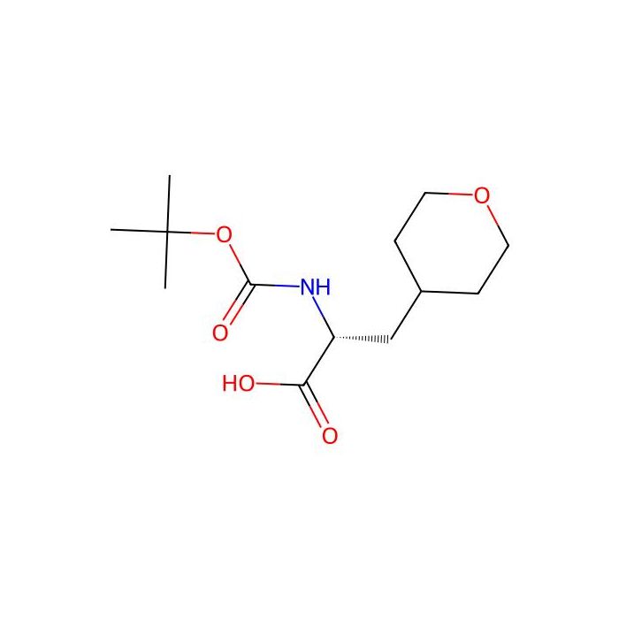 (R)-2-((tert-Butoxycarbonyl)amino)-3-(tetrahydro-2H-pyran-4-yl)propanoic acid - ≥98% CAS No(1393524-16-7) by Aladdin Scientific