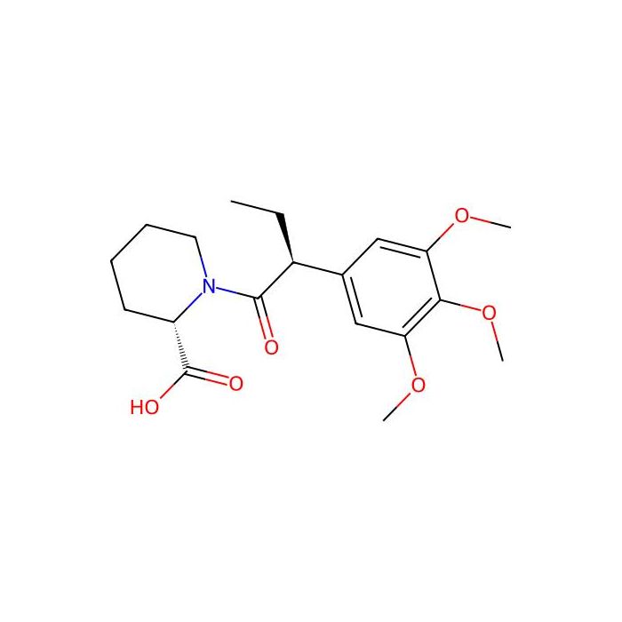 (S)-1-((S)-2-(3,4,5-trimethoxyphenyl)butanoyl)piperidine-2-carboxylic acid - ≥98% CAS No(195202-09-6) by Aladdin Scientific