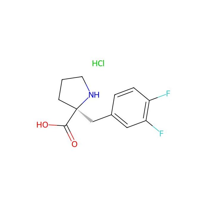 (S)-2-(3,4-Difluorobenzyl)pyrrolidine-2-carboxylic acid hydrochloride - ≥98% CAS No(1217750-06-5) by Aladdin Scientific