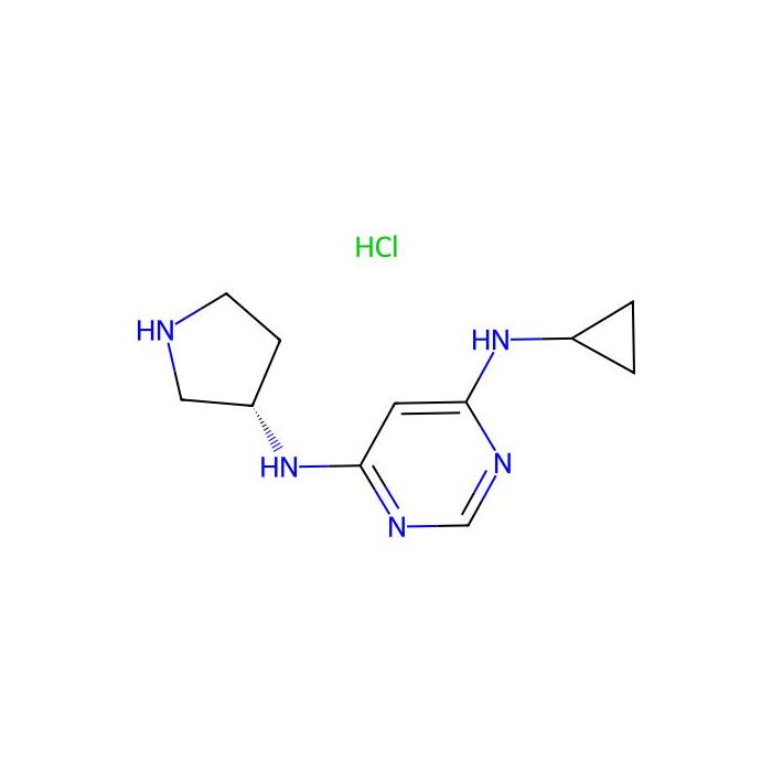 (S)-N4-Cyclopropyl-N6-(pyrrolidin-3-yl)pyrimidine-4,6-diamine hydrochloride - ≥95% CAS No(1354018-58-8) by Aladdin Scientific