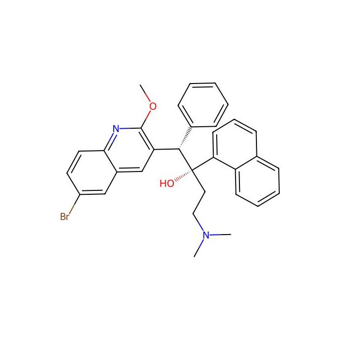 (1S,2R)-1-(6-bromo-2-methoxyquinolin-3-yl)-4-(dimethylamino)-2-(naphthalen-1-yl)-1-phenylbutan-2-ol - ≥98% CAS No(857086-93-2) by Aladdin Scientific
