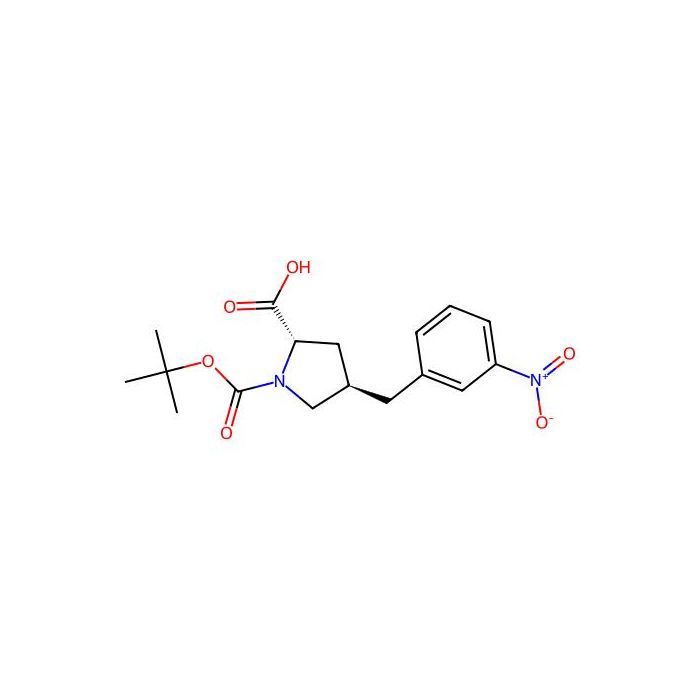 (2S,4R)-1-(tert-Butoxycarbonyl)-4-(3-nitrobenzyl)pyrrolidine-2-carboxylic acid - ≥98% CAS No(959581-83-0) by Aladdin Scientific