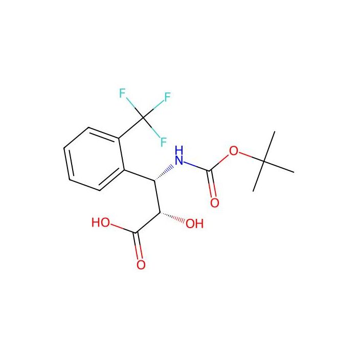 (2S,3S)-3-((tert-Butoxycarbonyl)amino)-2-hydroxy-3-(2-(trifluoromethyl)phenyl)propanoic acid - ≥95% CAS No(959577-29-8) by Aladdin Scientific