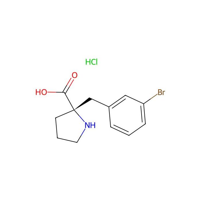 (S)-2-(3-Bromobenzyl)pyrrolidine-2-carboxylic acid hydrochloride - ≥98% CAS No(1217836-26-4) by Aladdin Scientific
