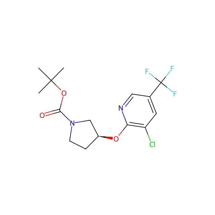 (S)-tert-Butyl 3-((3-chloro-5-(trifluoromethyl)pyridin-2-yl)oxy)pyrrolidine-1-carboxylate - ≥95% CAS No(1417789-41-3) by Aladdin Scientific