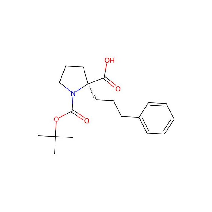 (S)-1-(tert-Butoxycarbonyl)-2-(3-phenylpropyl)pyrrolidine-2-carboxylic acid - ≥98% CAS No(959579-73-8) by Aladdin Scientific