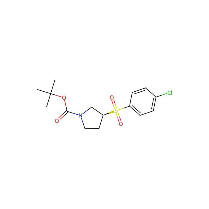 (S)-tert-Butyl 3-((4-chlorophenyl)sulfonyl)pyrrolidine-1-carboxylate - ≥95% CAS No(1289585-46-1) by Aladdin Scientific