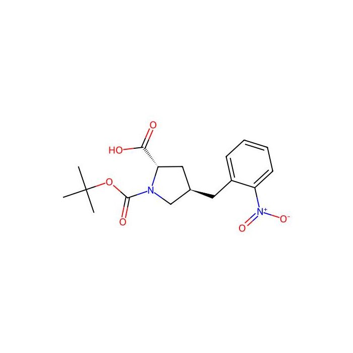 (2S,4R)-1-(tert-Butoxycarbonyl)-4-(2-nitrobenzyl)pyrrolidine-2-carboxylic acid - ≥98% CAS No(959577-92-5) by Aladdin Scientific