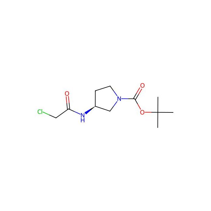 (S)-tert-Butyl 3-(2-chloroacetamido)pyrrolidine-1-carboxylate -  CAS No(335280-33-6) by Aladdin Scientific