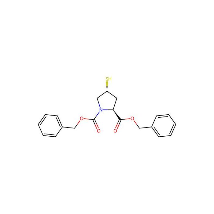 (2S,4S)-Dibenzyl 4-mercaptopyrrolidine-1,2-dicarboxylate - ≥95% CAS No(1176446-09-5) by Aladdin Scientific