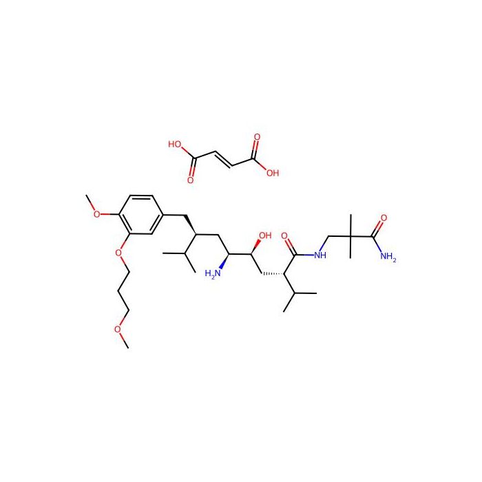 (2S,4S,5S,7S)-5-amino-N-(2-carbamoyl-2,2-dimethylethyl)-4-hydroxy-7-{[4-methoxy-3-(3-methoxypropoxy)phenyl]methyl}-8-methyl-2-(propan-2-yl)nonanamide; but-2-enedioic acid - ≥95% CAS No(1196835-68-3) by Aladdin Scientific