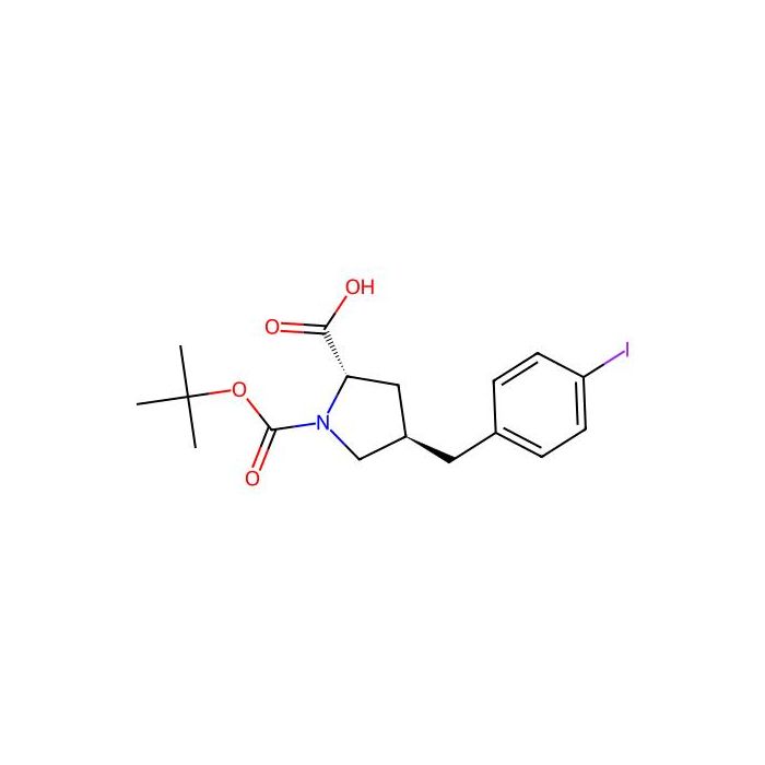 (2S,4R)-1-(tert-Butoxycarbonyl)-4-(4-iodobenzyl)pyrrolidine-2-carboxylic acid - ≥98% CAS No(959573-98-9) by Aladdin Scientific