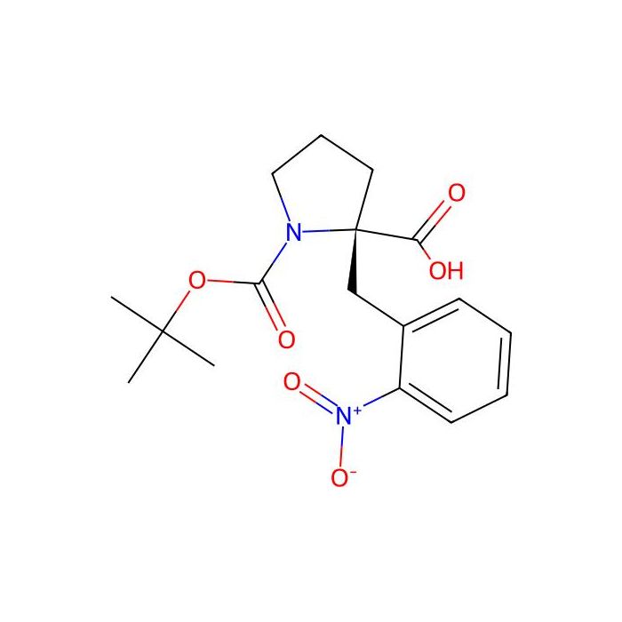(S)-1-(tert-Butoxycarbonyl)-2-(2-nitrobenzyl)pyrrolidine-2-carboxylic acid - ≥98% CAS No(1217814-62-4) by Aladdin Scientific