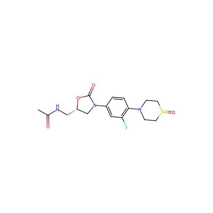 (S)-N-((3-(3-fluoro-4-(1-oxidothiomorpholino)phenyl)-2-oxooxazolidin-5-yl)methyl)acetamide - ≥98% CAS No(168828-60-2) by Aladdin Scientific