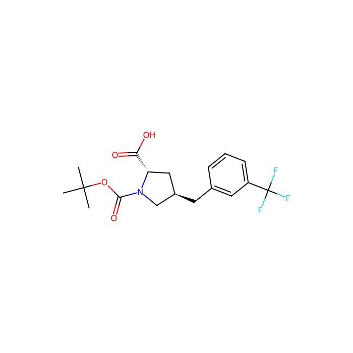 (2S,4R)-1-(tert-Butoxycarbonyl)-4-(3-(trifluoromethyl)benzyl)pyrrolidine-2-carboxylic acid - ≥98% CAS No(959582-85-5) by Aladdin Scientific