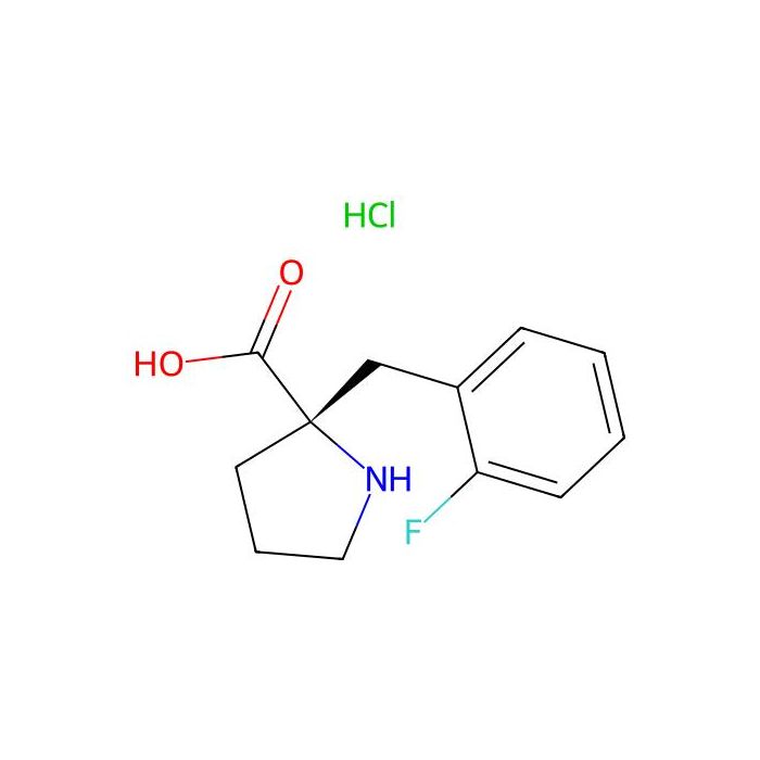 (S)-2-(2-Fluorobenzyl)pyrrolidine-2-carboxylic acid hydrochloride - ≥95% CAS No(1217651-48-3) by Aladdin Scientific