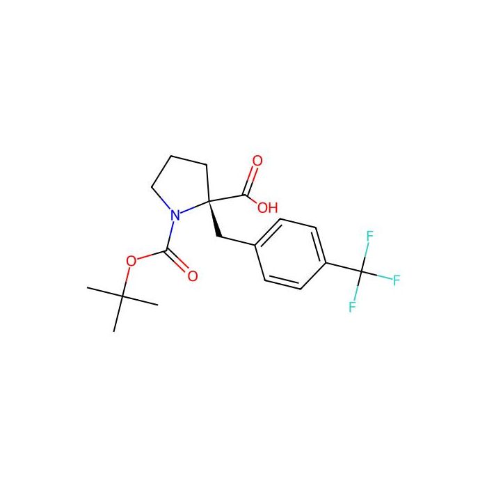 (S)-1-(tert-Butoxycarbonyl)-2-(4-(trifluoromethyl)benzyl)pyrrolidine-2-carboxylic acid - ≥98% CAS No(1217720-94-9) by Aladdin Scientific