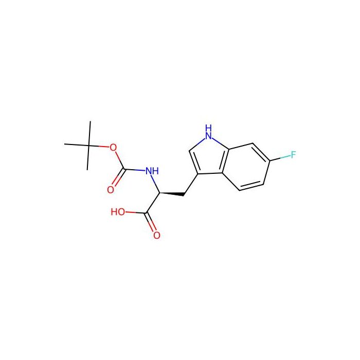 (S)-2-((tert-Butoxycarbonyl)amino)-3-(6-fluoro-1H-indol-3-yl)propanoic acid - ≥95% CAS No(1234870-95-1) by Aladdin Scientific