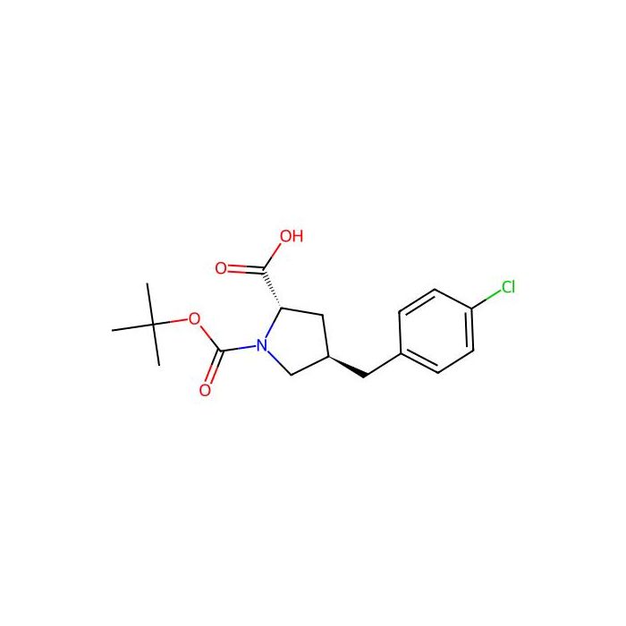 (2S,4R)-1-(tert-Butoxycarbonyl)-4-(4-chlorobenzyl)pyrrolidine-2-carboxylic acid - ≥98% CAS No(959576-35-3) by Aladdin Scientific