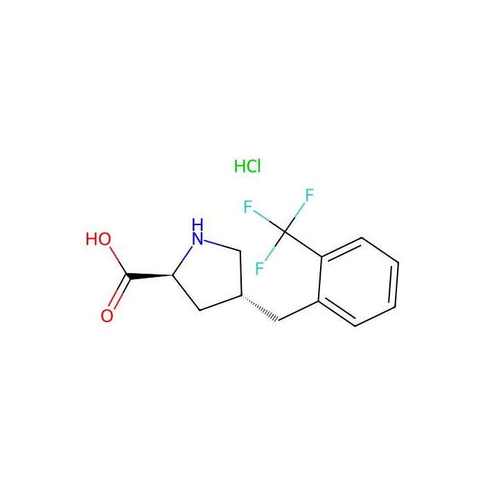 (2S,4R)-4-(2-(Trifluoromethyl)benzyl)pyrrolidine-2-carboxylic acid hydrochloride - ≥98% CAS No(1049743-22-7) by Aladdin Scientific