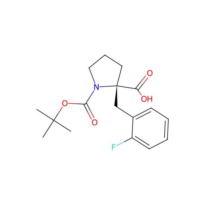 (S)-1-(tert-Butoxycarbonyl)-2-(2-fluorobenzyl)pyrrolidine-2-carboxylic acid - ≥97% CAS No(1217635-13-6) by Aladdin Scientific