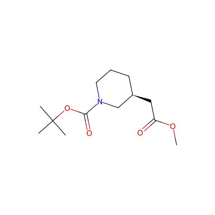 (S)-tert-Butyl 3-(2-methoxy-2-oxoethyl)piperidine-1-carboxylate - ≥95% CAS No(1217737-76-2) by Aladdin Scientific