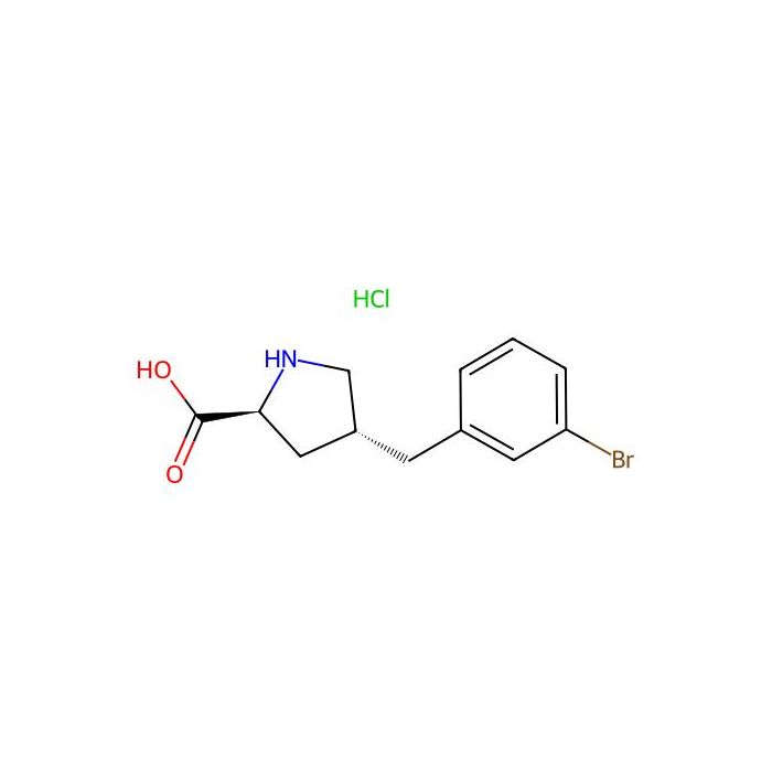 (2S,4R)-4-(3-Bromobenzyl)pyrrolidine-2-carboxylic acid hydrochloride - ≥98% CAS No(1049734-10-2) by Aladdin Scientific
