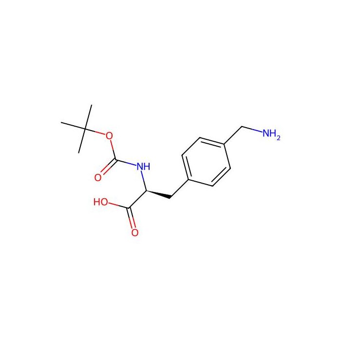 (2S)-3-[4-(Aminomethyl)phenyl]-2-[(tert-butoxy)carbonylamino]propanoic acid - ≥97% CAS No(137452-49-4) by Aladdin Scientific