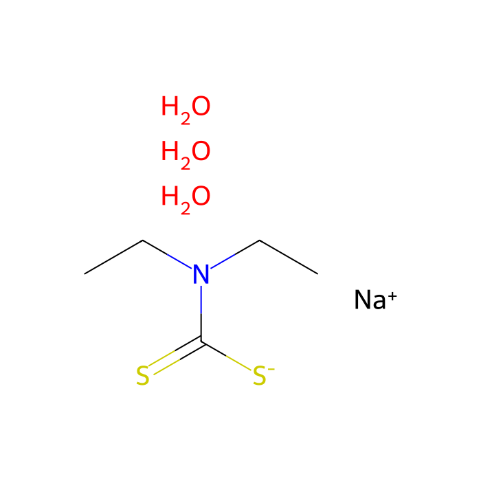 Sodium diethyldithiocarbamate trihydrate - AR, ≥99% CAS No(20624-25-3) by Aladdin Scientific