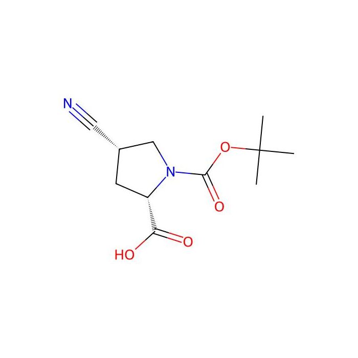 (2S,4S)-1-(tert-butoxycarbonyl)-4-cyanopyrrolidine-2-carboxylic acid - ≥95% CAS No(132622-71-0) by Aladdin Scientific