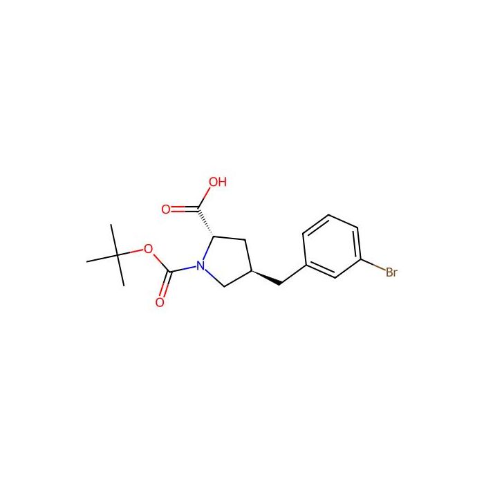 (2S,4R)-4-(3-Bromobenzyl)-1-(tert-butoxycarbonyl)pyrrolidine-2-carboxylic acid - ≥95% CAS No(959579-64-7) by Aladdin Scientific